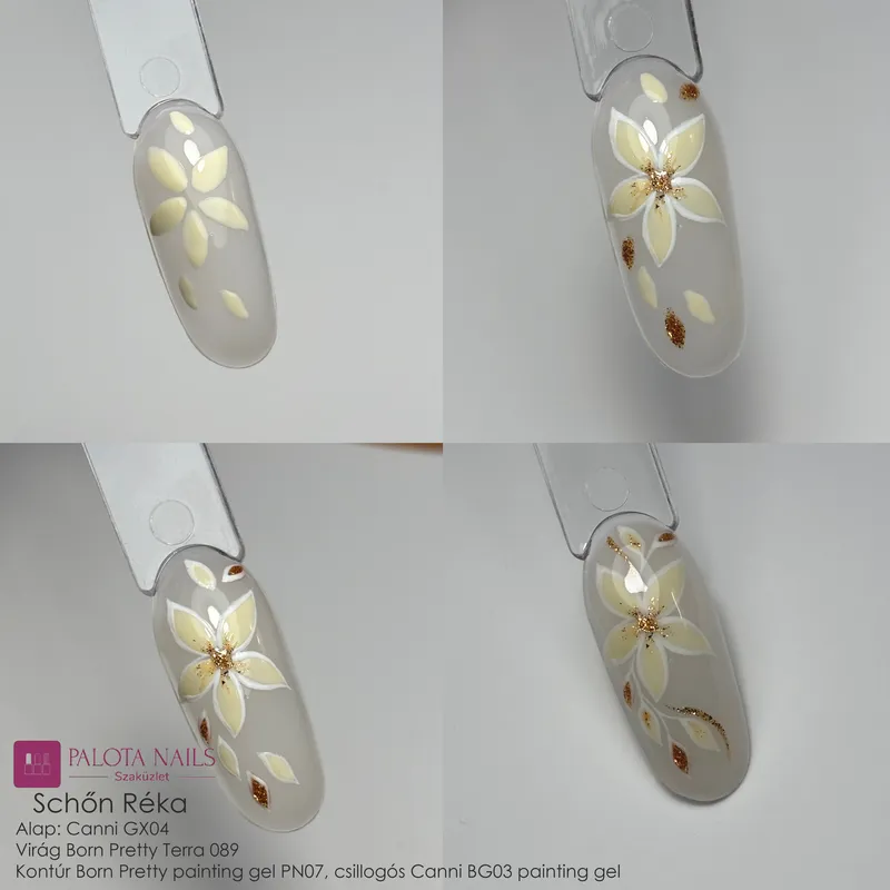CANNI 5in1 Metallic Painting Gel 10g - BG03 Gold