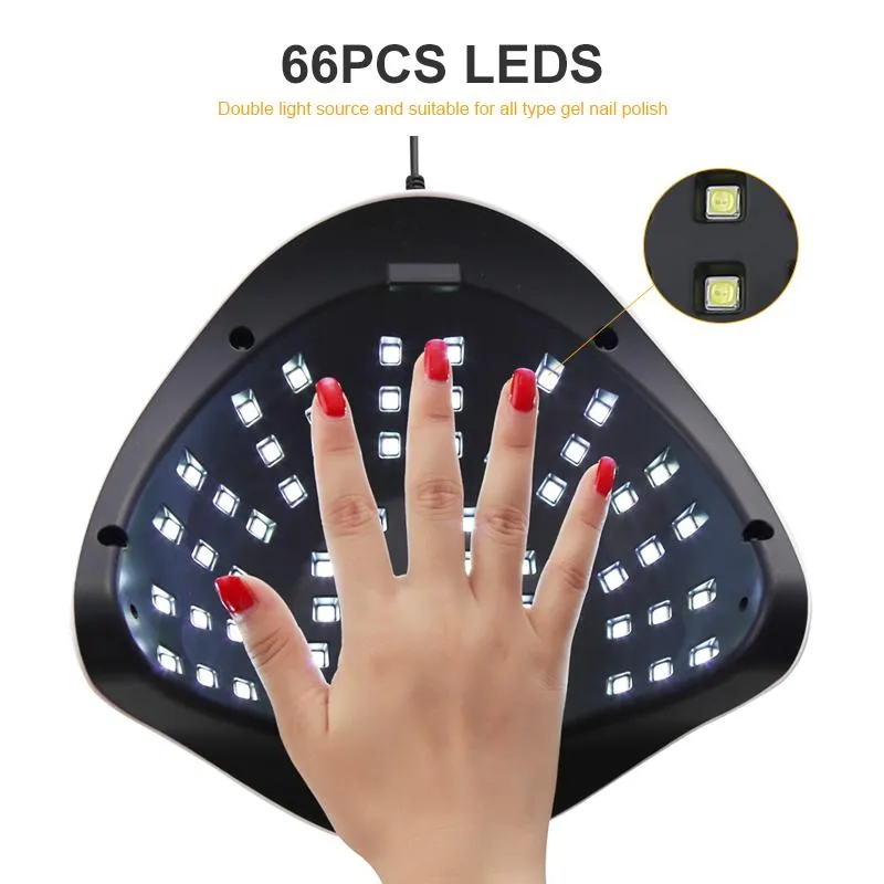 SUN X10 Max UV/LED Műkörmös Lámpa  - 66 LED