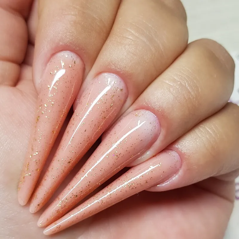 Poly Gél Tip szett - 60 db - No.01 Orosz mandula