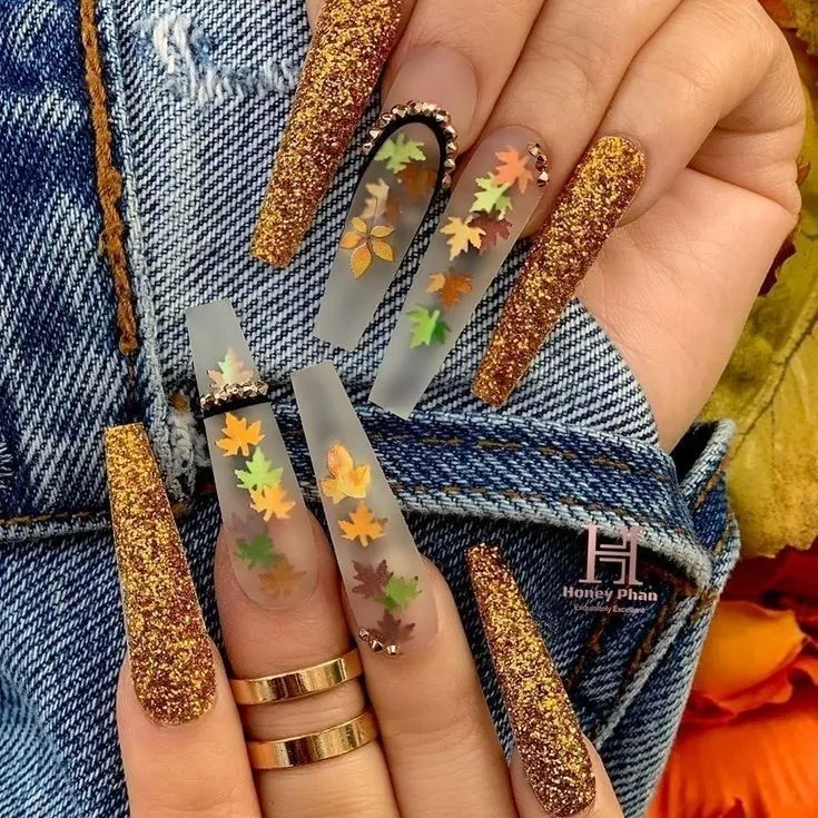 PN Nailfetti - Falevél Flitter