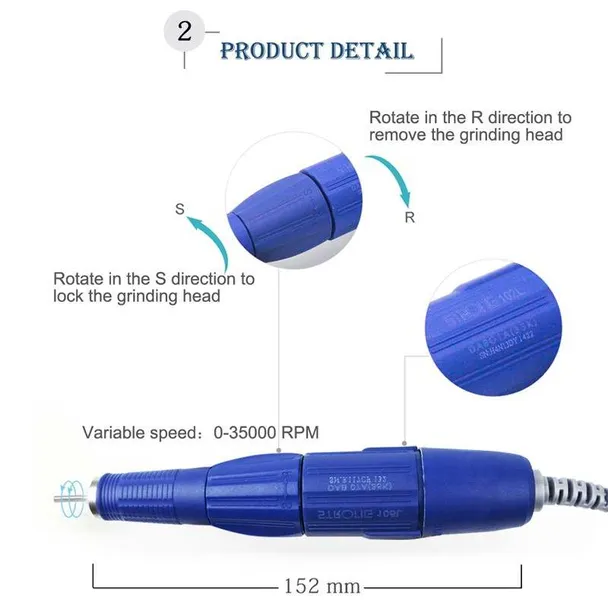 Strong 220 - Műköröm csiszológép - 65W
