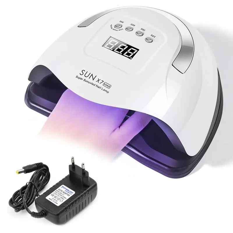 SUN X7 Max UV/LED Műkörmös Lámpa - 150 W - White -57 LED