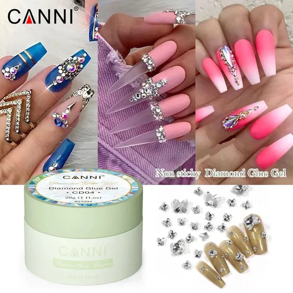 CANNI Fixálásmentes Glue Gel - kőragasztó - 28g