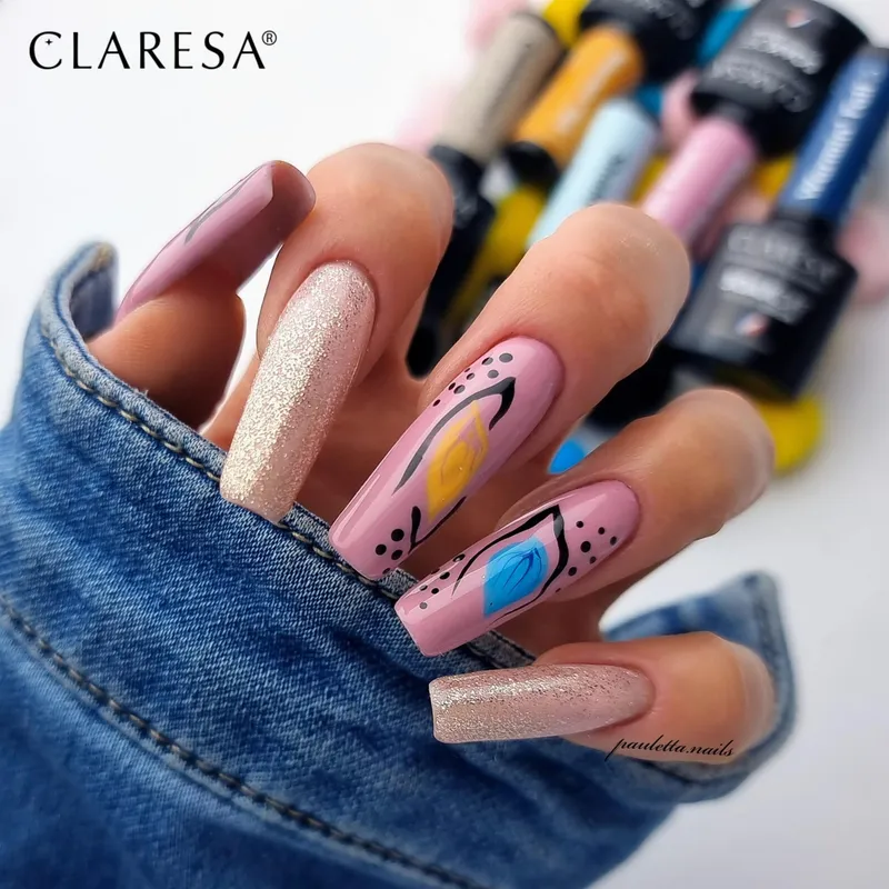 CLARESA UV/LED gél lakk 5g - DUSTY ROSE 8