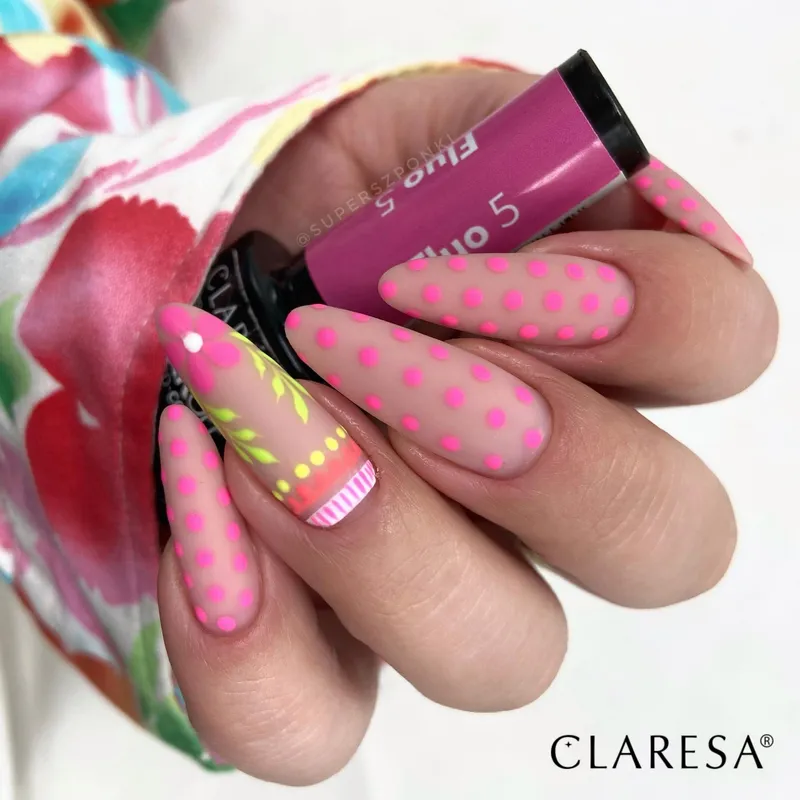 CLARESA UV/LED gél lakk 5g - FLUO 5