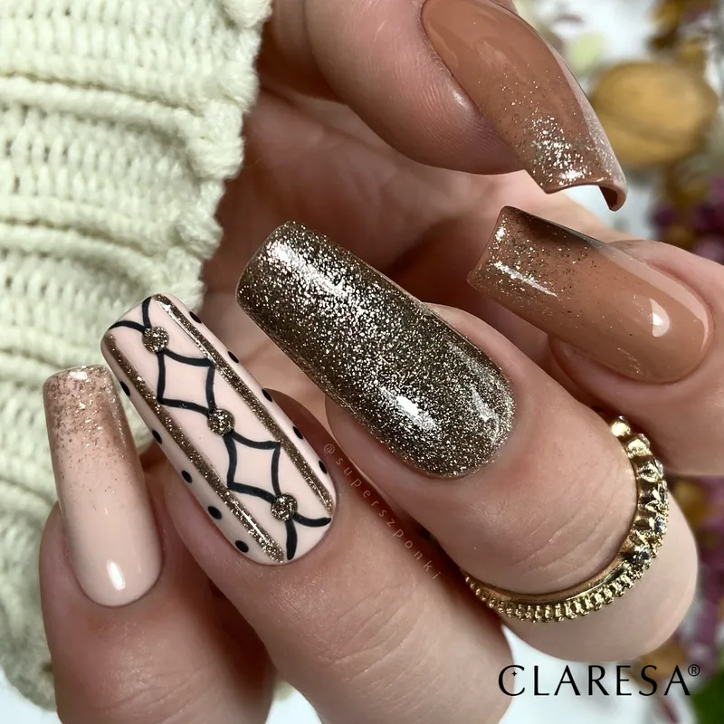 CLARESA UV/LED gél lakk 5g - FULL GLITTER 2