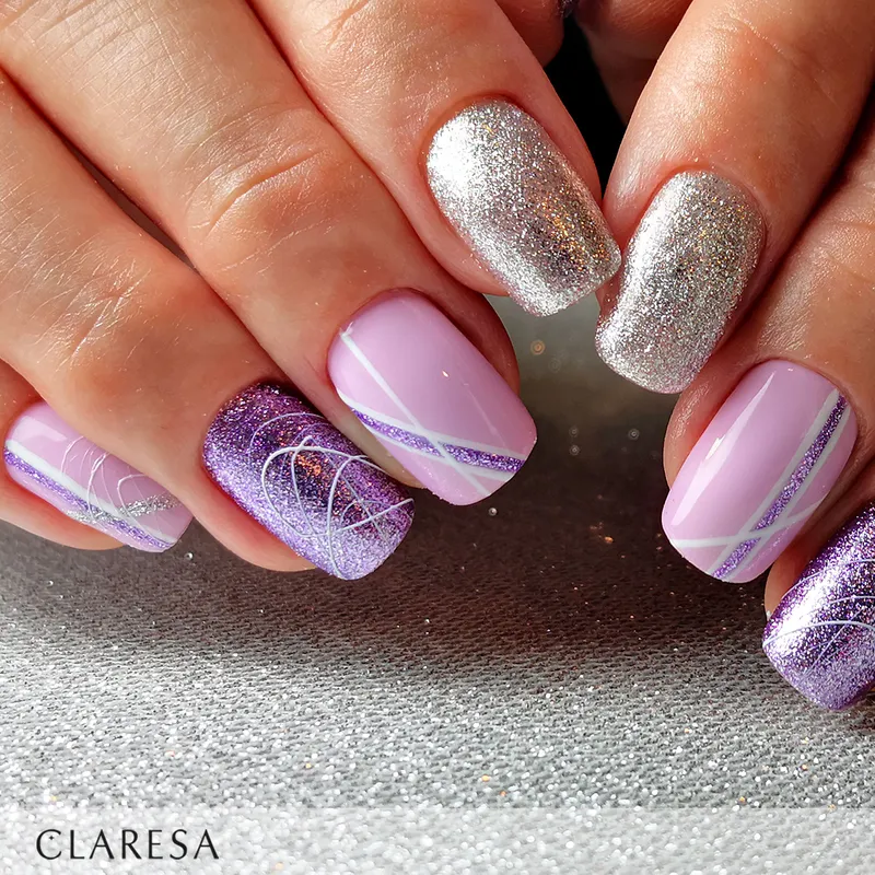 CLARESA UV/LED gél lakk 5g - FULL GLITTER 6