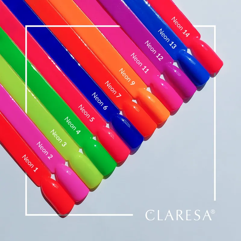 CLARESA UV/LED gél lakk 5g - NEON 4
