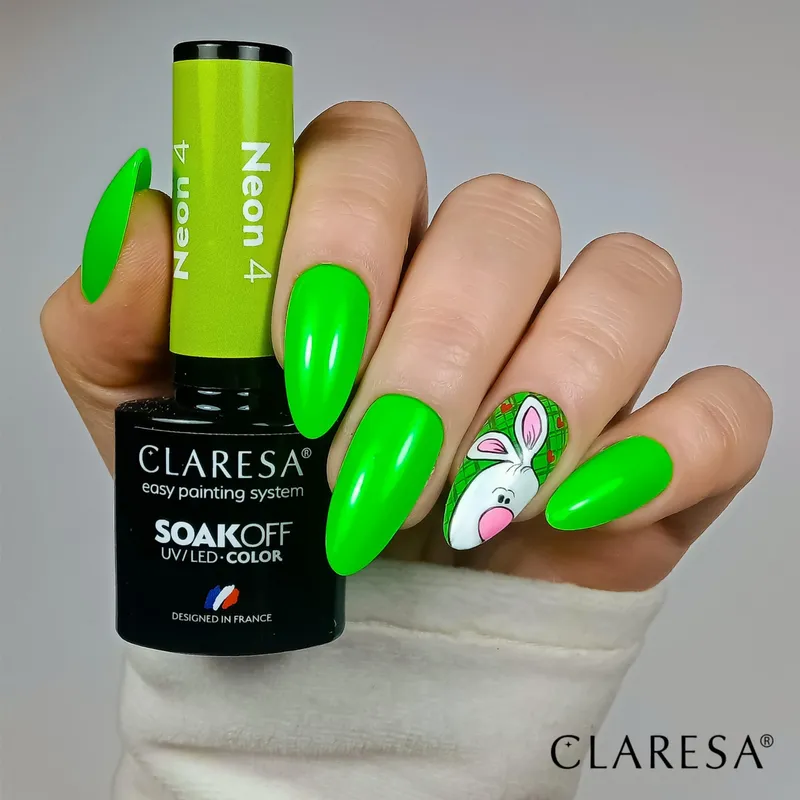 CLARESA UV/LED gél lakk 5g - NEON 4