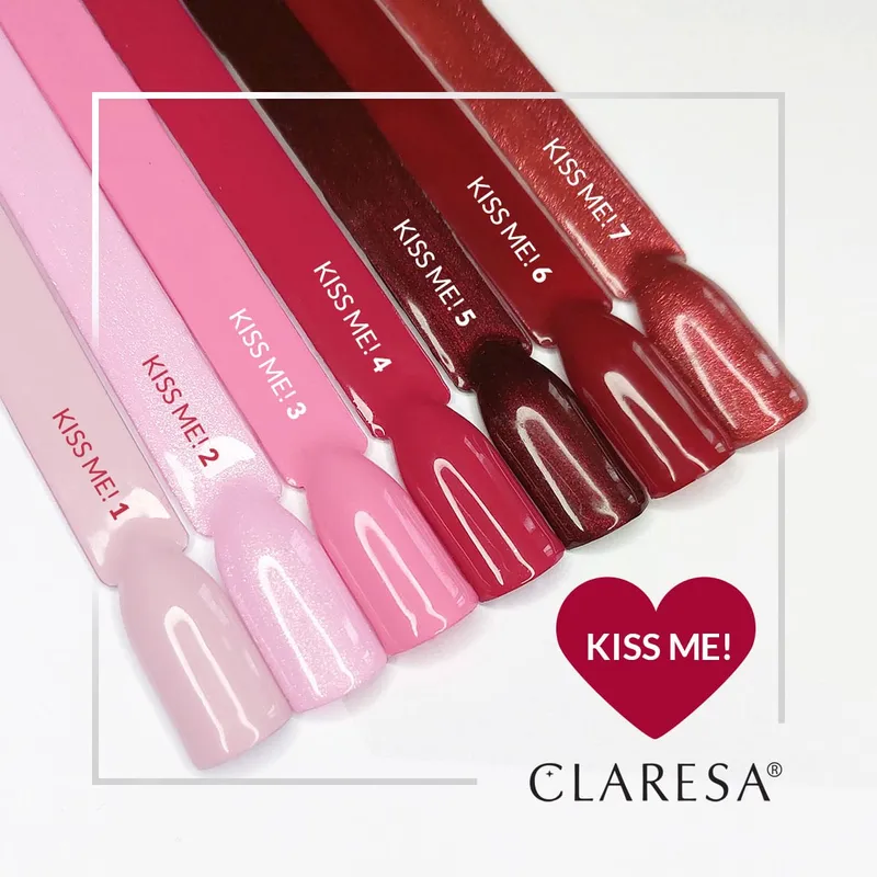 CLARESA UV/LED gél lakk 5g -  Kiss Me! 3