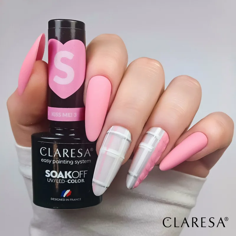 CLARESA UV/LED gél lakk 5g -  Kiss Me! 3