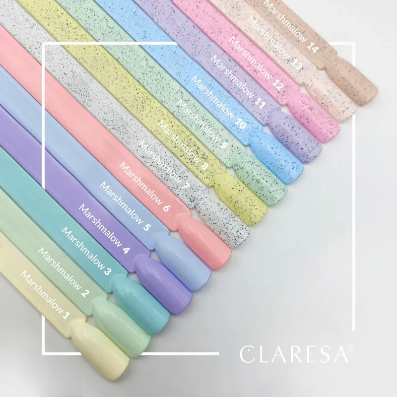 CLARESA UV/LED gél lakk 5g - MARSHMALLOW 6