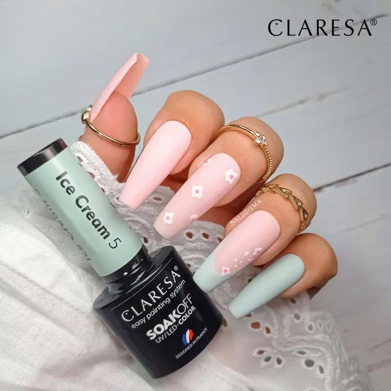 CLARESA UV/LED gél lakk 5g - Ice Cream 5