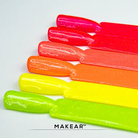 MAKEAR Glitter Neon Gel Polish 8ml No.NG05 Fiji Neoshine