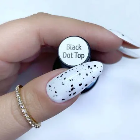 MAKEAR No Wipe Top - Dots Black 8ml