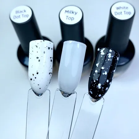 MAKEAR No Wipe Top - Dots White 8ml