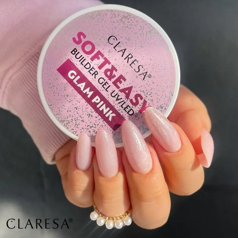 CLARESA Soft&Easy Builder Gél 90g - Glam Pink