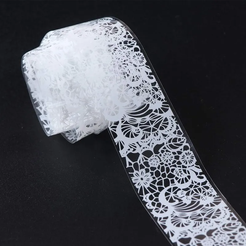 Transzferfólia szett - Csipkés - fehér