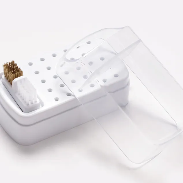 Csiszolófej tartó display frézer tisztító kefével (30 lyuk)