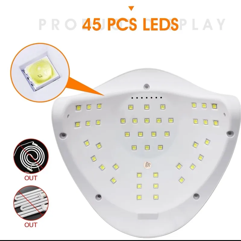 SUN X5 Max UV/LED Műkörmös Lámpa - 80W - White - 45 LED