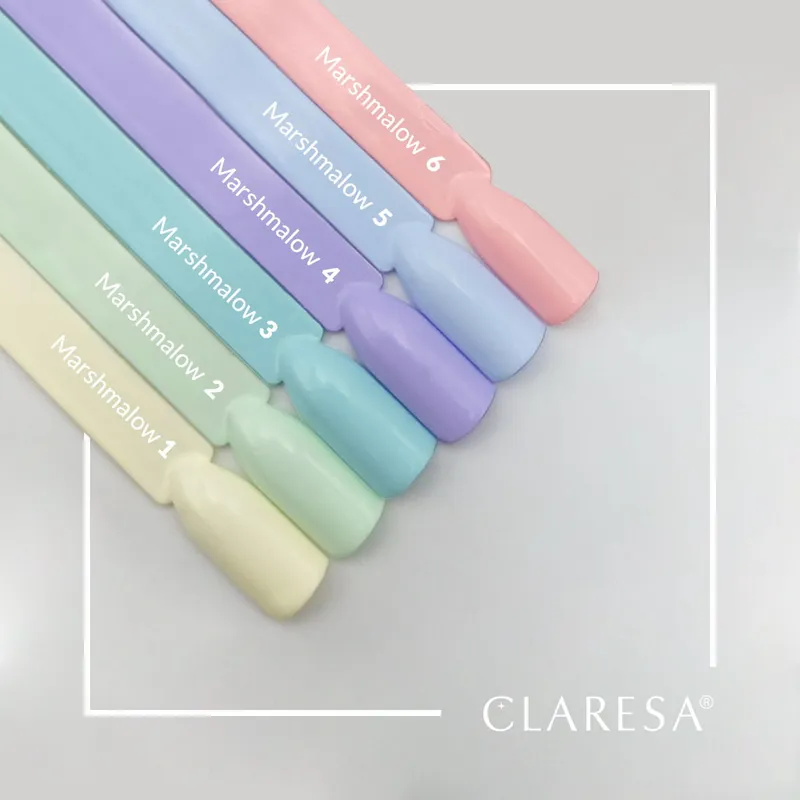 CLARESA UV/LED gél lakk 5g - MARSHMALLOW 1