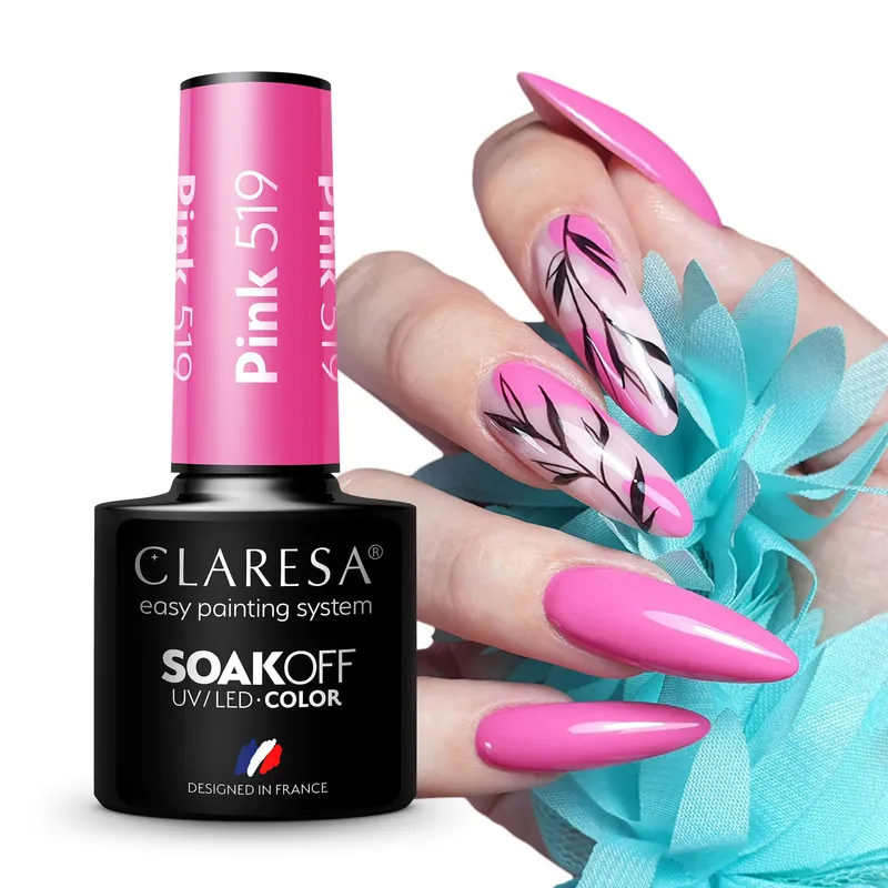 CLARESA UV/LED gél lakk 5g - PINK 519