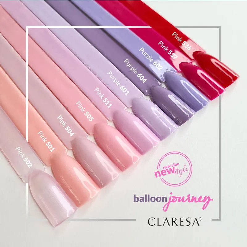 CLARESA UV/LED gél lakk 5g - PINK 504