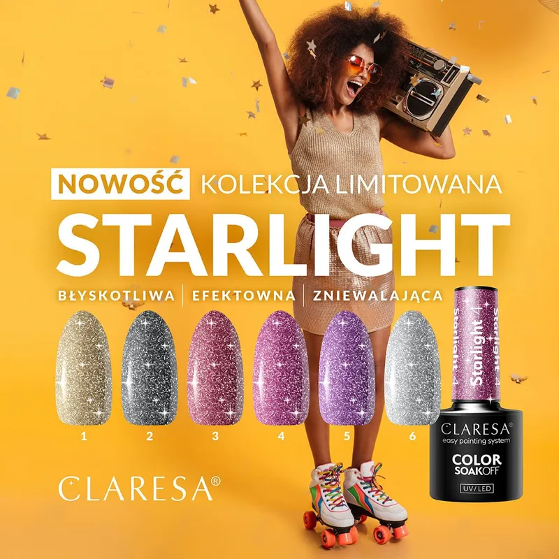 CLARESA UV/LED gél lakk 5g - STARLIGHT 05