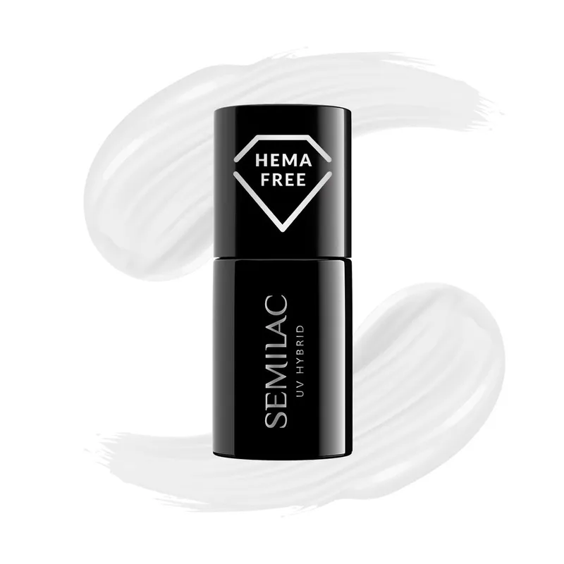 SEMILAC UV/LED Gél Lakk 7ml - 389 - HEMA FREE - Coconut Ice Cream
