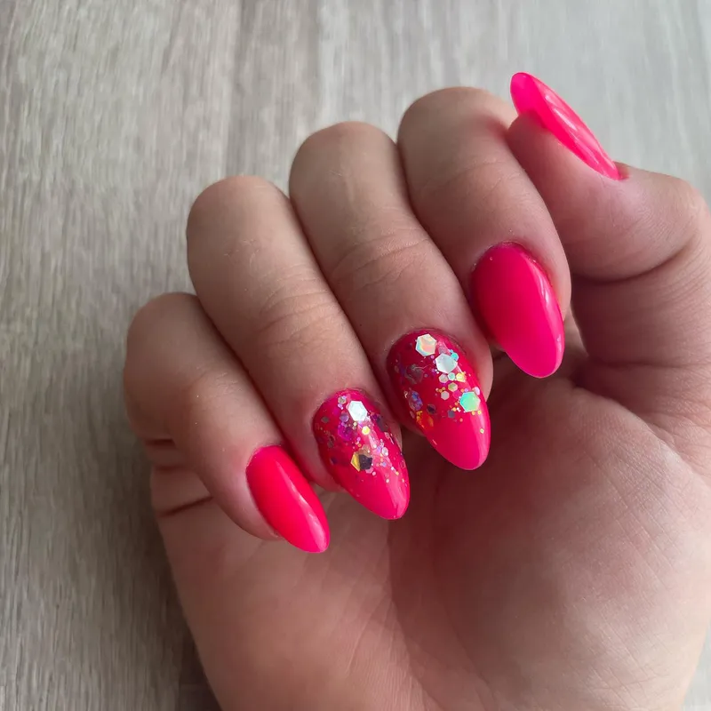 SEMILAC UV/LED Gél Lakk 7ml - 571 - Neon Strawberry