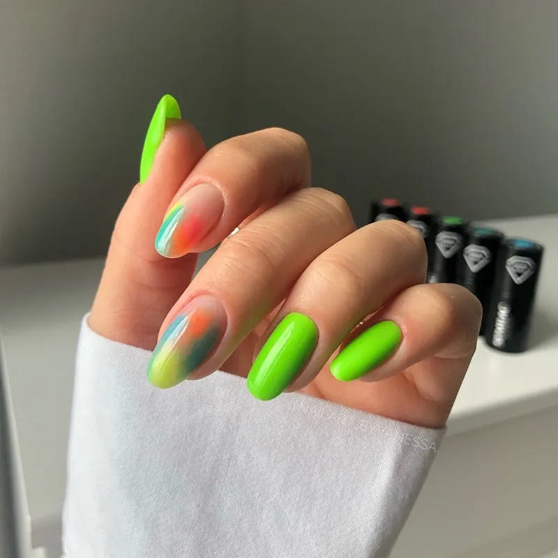 SEMILAC UV/LED Gél Lakk 7ml - 447 - HEMA FREE - Loco Lime