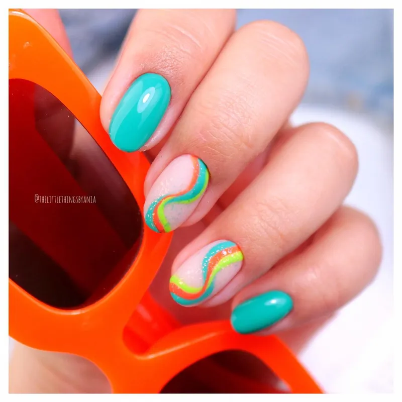 SEMILAC UV/LED Gél Lakk 7ml - 448 - HEMA FREE - Azure Green