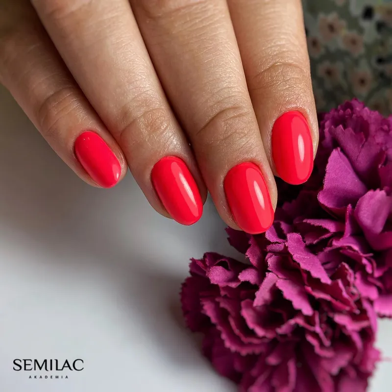 SEMILAC UV/LED Gél Lakk 7ml - 570 - Neon Watermelon