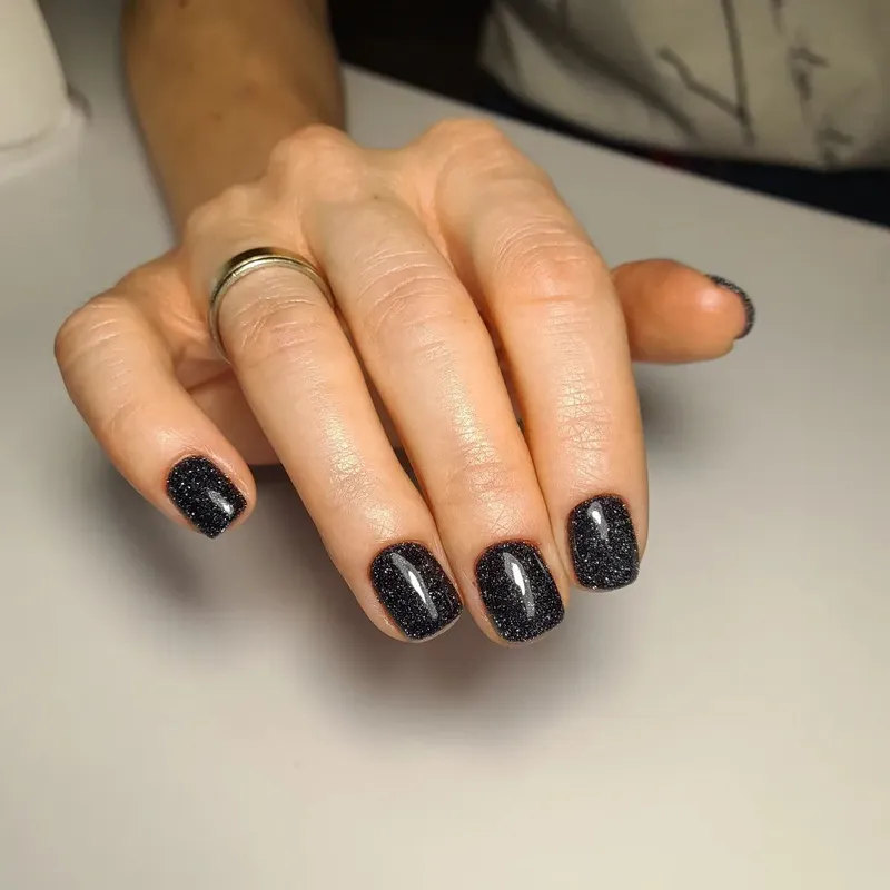 SEMILAC UV/LED Gél Lakk 7ml - 394 - HEMA FREE - Sparkling Midnight Date