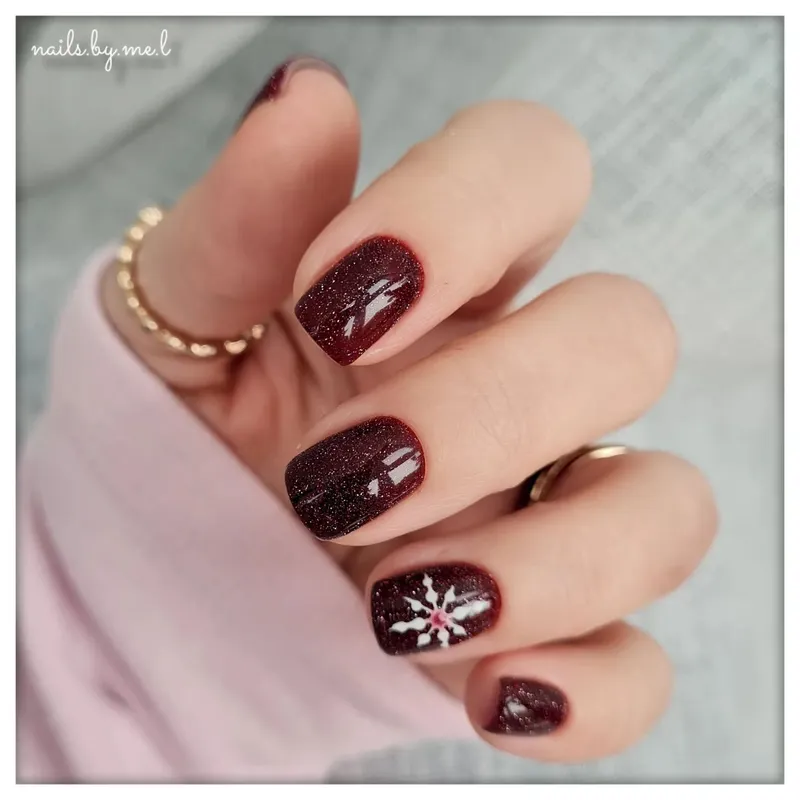 SEMILAC UV/LED Gél Lakk 7ml - 393 - HEMA FREE - Sparkling Black Cherry