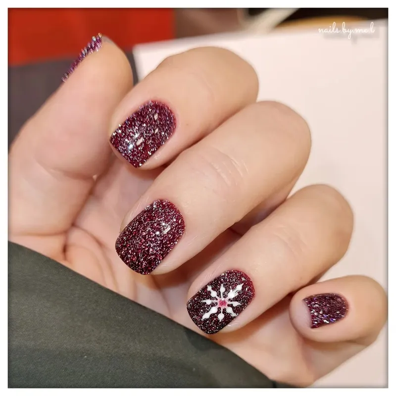 SEMILAC UV/LED Gél Lakk 7ml - 393 - HEMA FREE - Sparkling Black Cherry