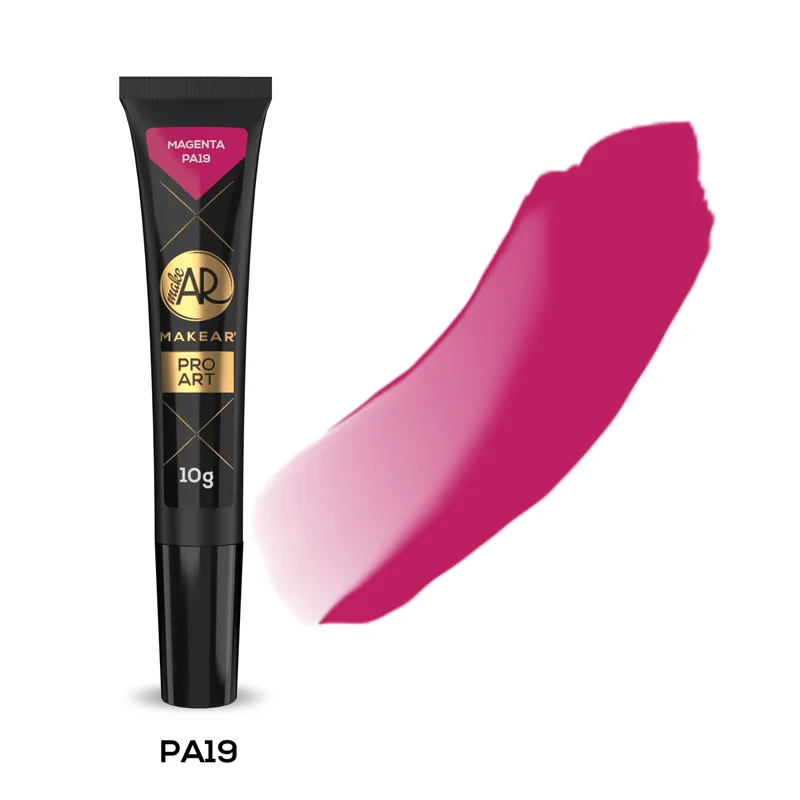 MAKEAR ProArt Gel festőzselé PA19 - 10 ml - Magenta