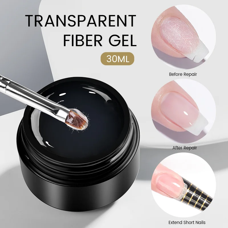 Born Pretty Fiber Gel - üvegszálas zselé - 30 ml