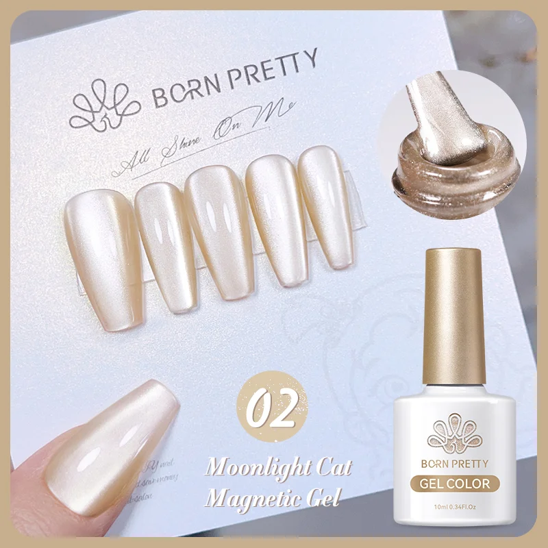 Born Pretty Cat Magnetic gél lakk 10 ml - MY103/MC02