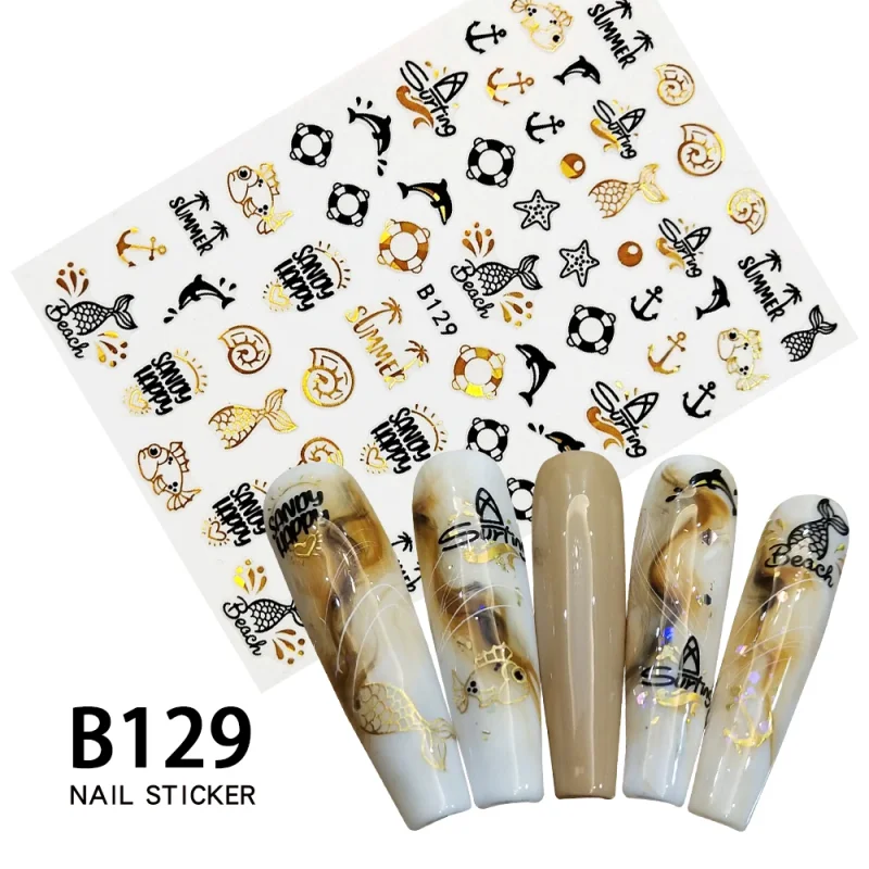 Köröm matrica 3D-s No.B129