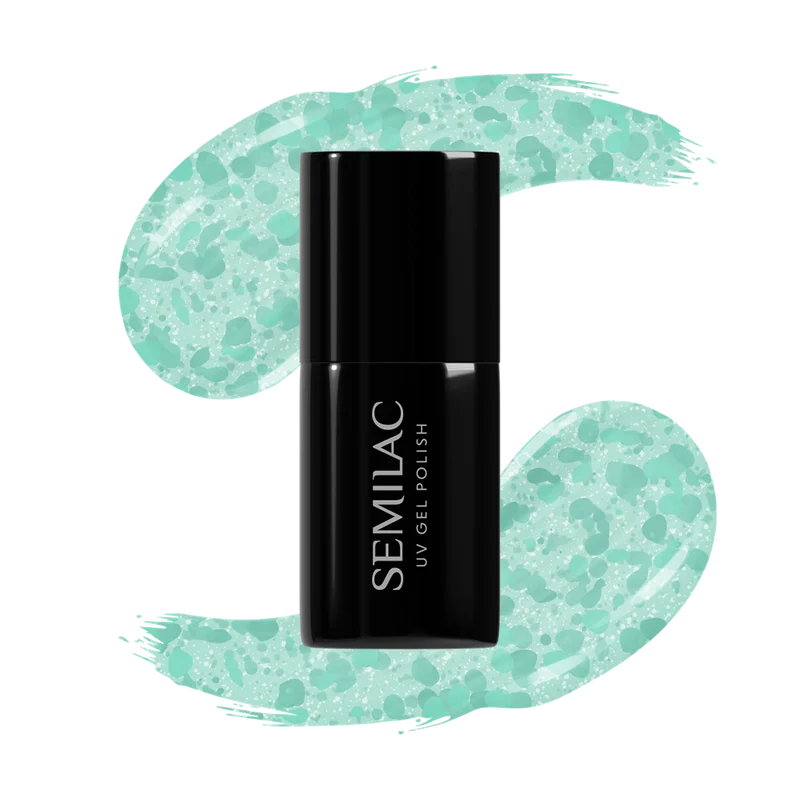 SEMILAC UV/LED Gél Lakk 7ml - 495 - HEMA FREE - Mint Glacier