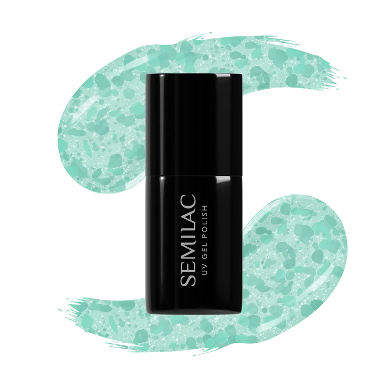 SEMILAC UV/LED Gél Lakk 7ml - 495 - HEMA FREE - Mint Glacier