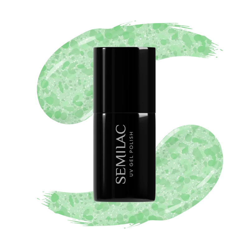 SEMILAC UV/LED Gél Lakk 7ml - 494 - HEMA FREE - Frozen Pistachios