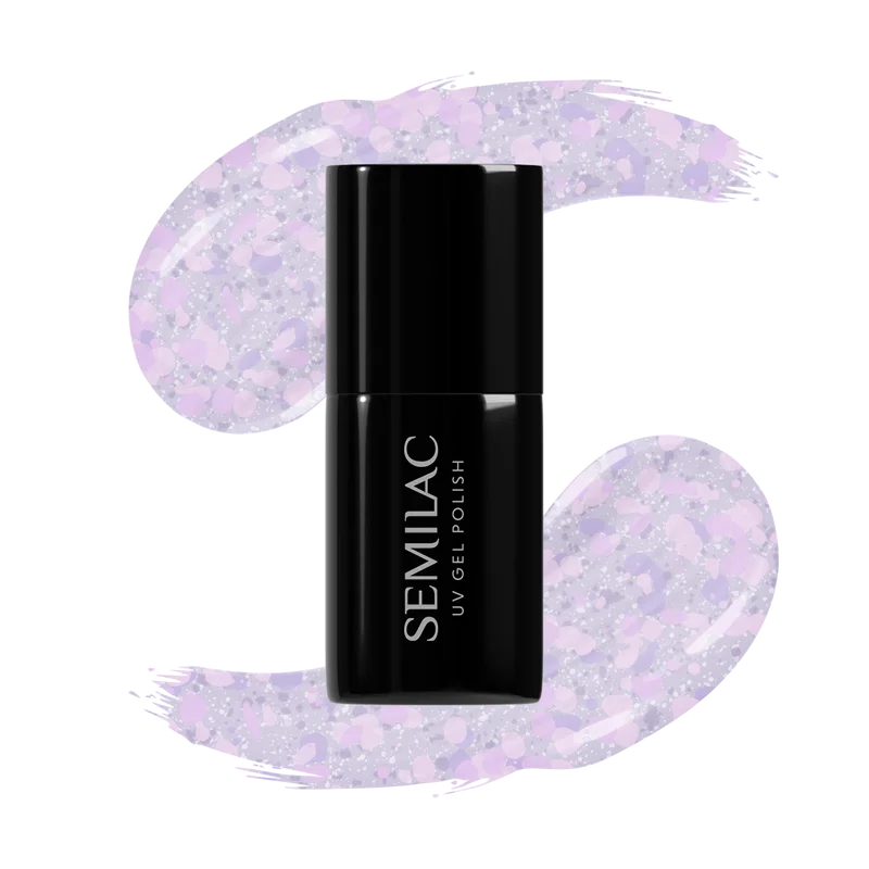 SEMILAC UV/LED Gél Lakk 7ml - 492 - HEMA FREE - Icy Lavender Bliss