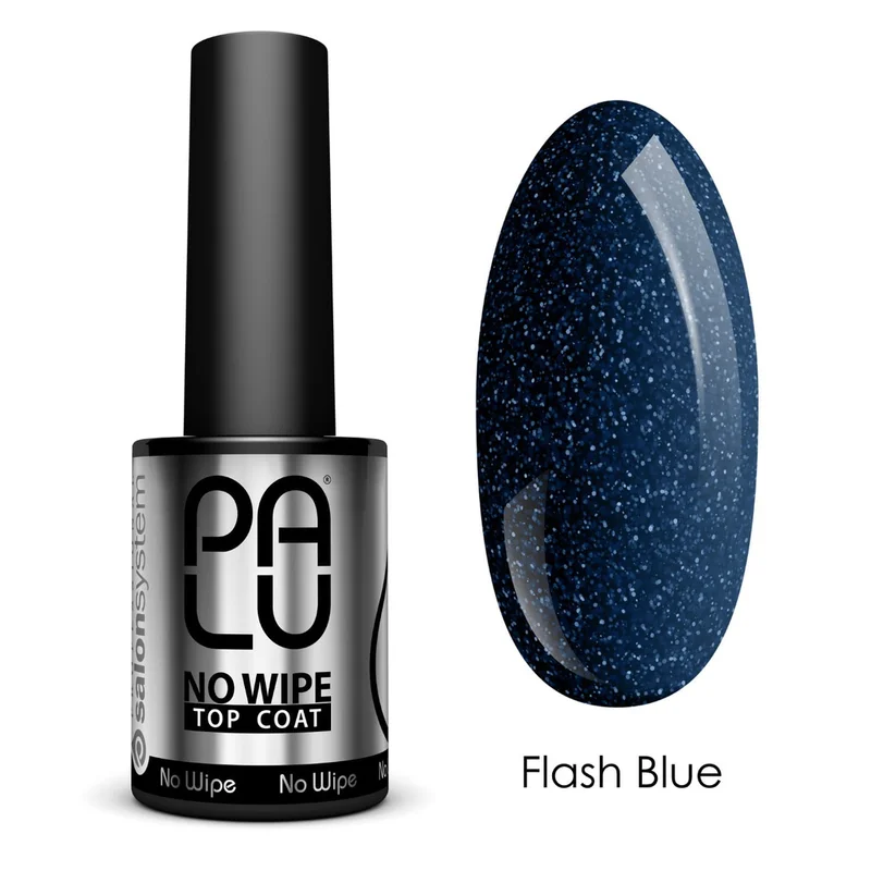 PALU Top Coat - Flash Blue - fixálásmentes fényzselé - 11g