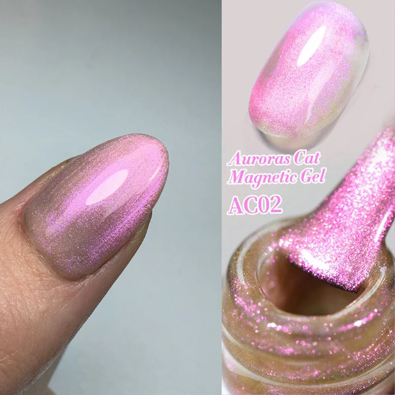BORN PRETTY Aurora Cat Magnetic UV/LED gél lakk 10 ml - AC02 / MY91