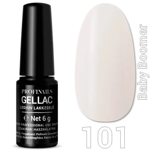 Profinails Gel Lac LED/UV lakkzselé 6gr No.101 Milky White