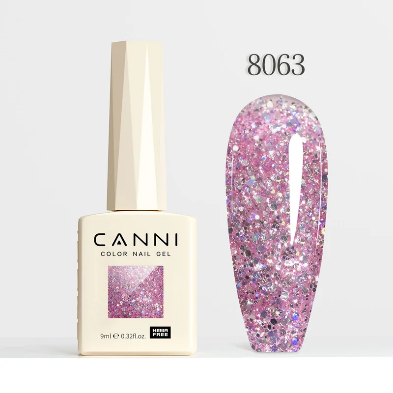 CANNI HEMA FREE UV/LED gél lakk 9ml No.8063