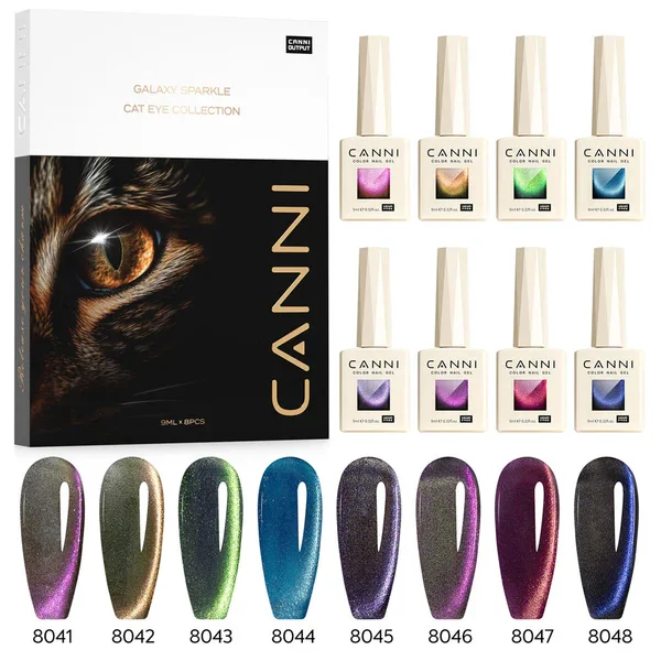 CANNI HEMA FREE  szett 8x9ml - No.06 - Starry Sky Miracle Collection