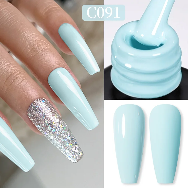 Born Pretty Pro UV/LED HEMA FREE gél lakk 15 ml - C091 - Non-Photo Blue